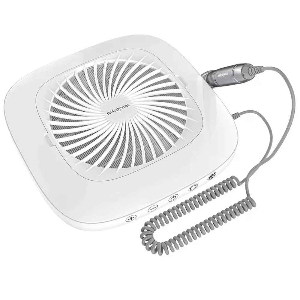 MelodySusie DR-3011A 2-in-1 Nail Dust Collector‎ & 30000RPM Electric Nail Drill